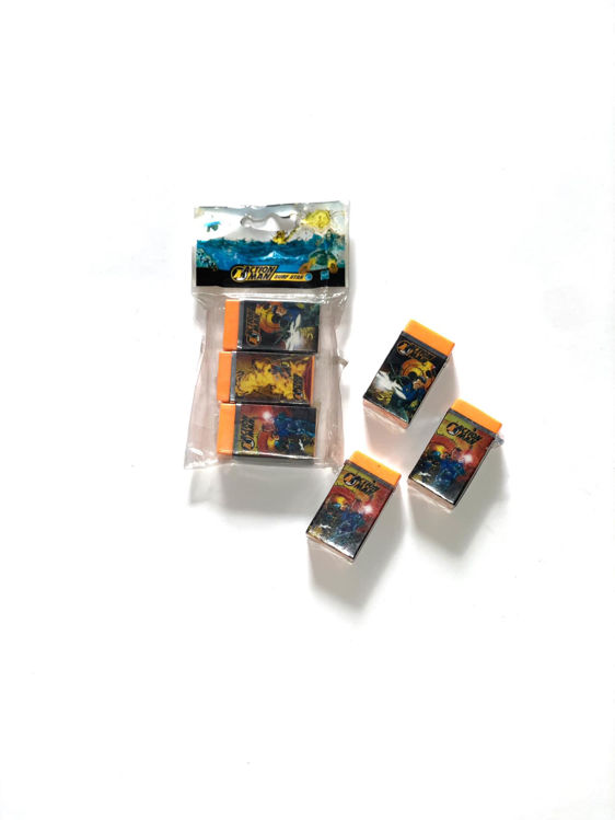 Picture of 2158- PACK OF 3 ACTION MAN RUBBERS